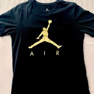 Air Jordan Gold Jumpman Logo T-shirt